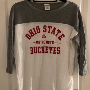 Pink OHIO STATE t shirt medium